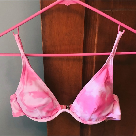 Other - NEW Pink Tie Dye Underwire Bikini Top